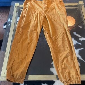 Gap Mustard Cargo Jogger Style Pants